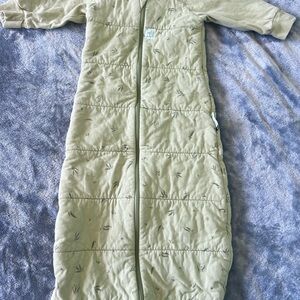 Unbranded Kids Green Sleeved Sleep Sack - Soft Quilted Wearable Blanket
